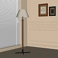 Modern floor lamp 3d model