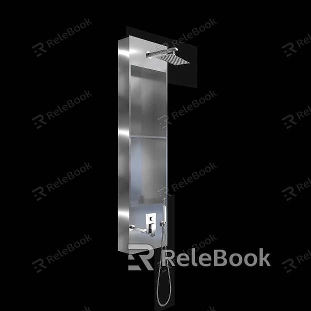 Shower faucet showcase stainless steel model