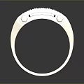 Modern Gold Ring Featuring Blue Inlaid Stones And Shiny Metal Band