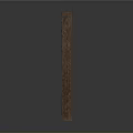 Decorative Rustic Metal Lattice Panel With Brown Weathered Finish And Diamond Pattern