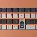 Modern Black And White Switch Panels With Control Screen And Multiple Styles