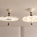Lotus leaf ceiling lamp 3d model