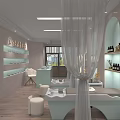 Modern Beauty Hair Salon Interior With Stylish Mirrors Chairs And Light Decor