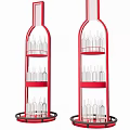 The floor display of the Meichen bottle 3d model
