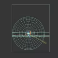 Outdoor Scene With Pink Car Open Trunk Items Green Plants Balloons Blue Sky And People