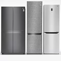 Modern Refrigerator Freezers With Different Door Styles And Sleek Silver Gray Designs