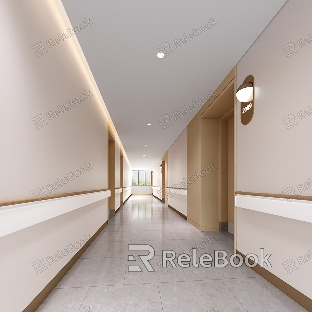 Hospital corridor model