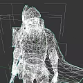 Mysterious Game Movie Character With Hooded Helmet Cloak And Armored Outfit