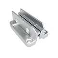 Aluminum Metal Bracket With Slotted Design And Mounting Holes For Mechanical Applications