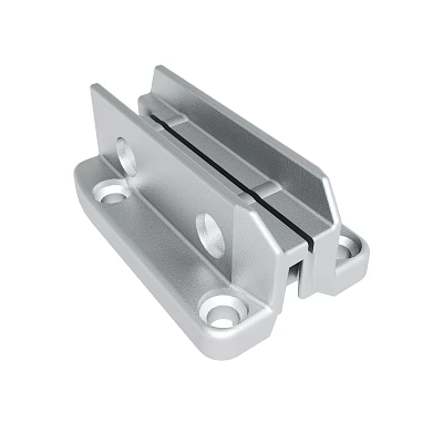 Aluminum Metal Bracket With Slotted Design And Mounting Holes For Mechanical Applications 3d model