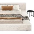 Modern Double Bed 3d model
