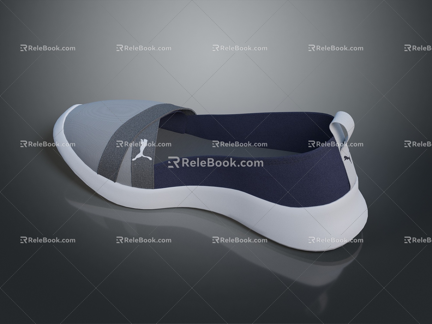 Cloth Shoes Flat Shoes Canvas Shoes Old Cloth Shoes Dad Shoes Casual Running Shoes Beans Loafers 3d model