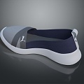 Cloth Shoes Flat Shoes Canvas Shoes Old Cloth Shoes Dad Shoes Casual Running Shoes Beans Loafers 3d model