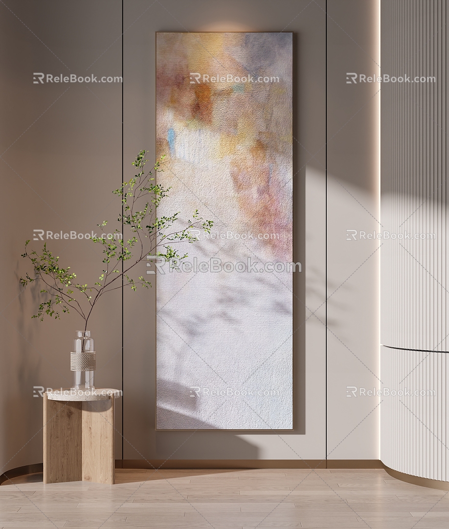 modern decorative painting 3d model