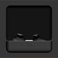 High Quality Wireless Earbuds In Open Black Charging Case With Sleek Design