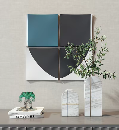 Modern Ornaments Combination Jewelry Ornaments Combination 3d model