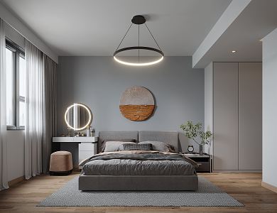 Modern Bedroom Home Bedroom 3d model