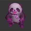 Adorable Panda Themed Decorative Furniture Item For Kids Room Decoration