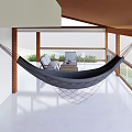 Modern Hammock 3d model
