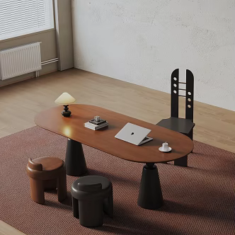 Modern Bookshelf 3d model