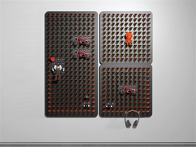 Modern Hole Board Wall Decoration Hanging Board model