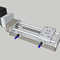 Industrial Linear Guide Rail System With Metal Frame Electric Motor And Sliding Block