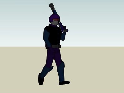 Modern Military Soldier 3d model Modern Military Soldier 3d model