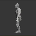 Detailed Medieval Knight Armor Full Body Silver Metallic Warrior Suit with Helmet