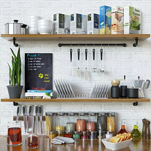 Kitchen Supplies 3d model