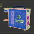 LASERGIC Blue Computer Controlled Laser Engraving Machine With Portable Design And Digital Functionality