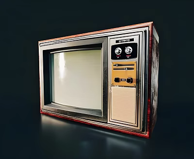Modern TV Old TV 3d model