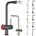 Modern Water Faucet Collection Featuring Various Designs And Color Options For Stylish Use