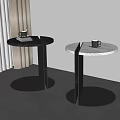 Modern Side Table Corner Table Italian Round Table Side Table Light Luxury Corner Table Corner Table Coffee Table 3d model