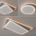 Modern Ceiling Lamp Square Ceiling Lamp Round Ceiling Lamp Geometric Ceiling Lamp Bedroom Living Room Children's Room Simple Ceiling Lamp 3d model