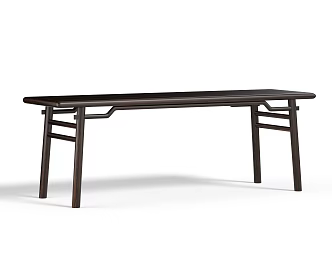 Big Picture Case Desk Book Case Tea Table Zen Simple Chinese Style Solid Wood Furniture Ebony Mahogany Ming Style Furniture 3d model