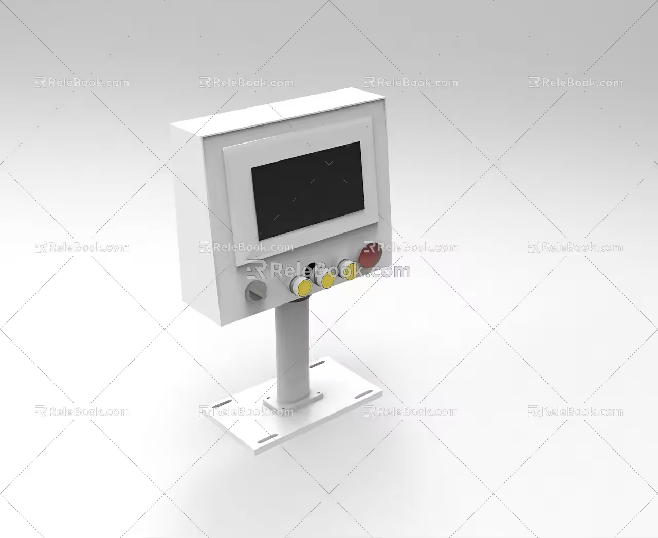 Industrial control module PLC control module 1218 3d model