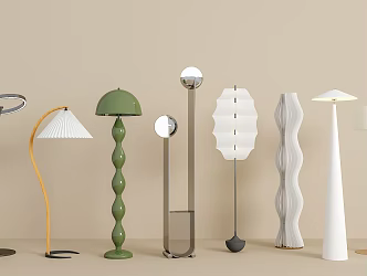 Floor Lamp Metal Floor Lamp Art Floor Lamp 3d model