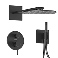 Modern Black Faucet Collection For Bathroom Kitchen With Shower Head Components 3d model