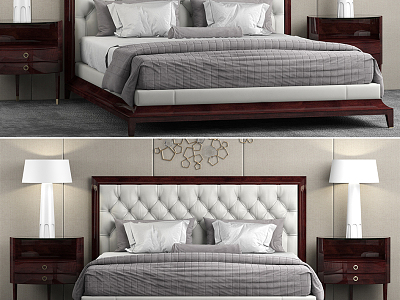 Background double bed model