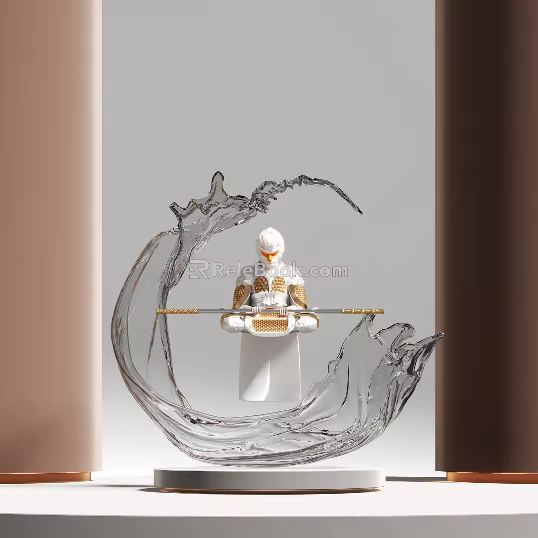 Modern Sculpture 3d model