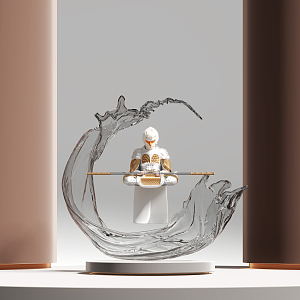 Modern Sculpture 3d model