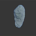 Natural Stone with Rough Surface and Grayish White Color for Decorative Use