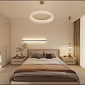 Modern Dining and Living Room Interior With Sofa Dining Table Pendant Lights And Decorative Rug