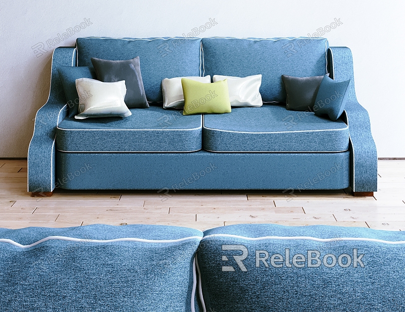 Modern double sofa model