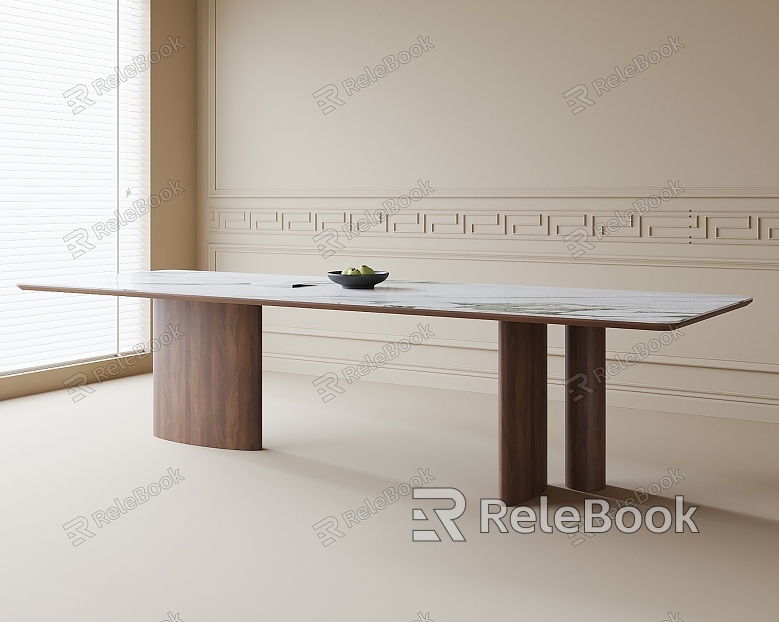 Modern Dining Table Desk Tea Table model