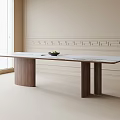 Modern Dining Table Desk Tea Table 3d model