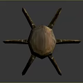 Scepter Ancient Scepter Walking stick Ancient walking stick 3d model