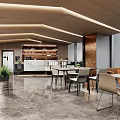Modern multi-function area 3d model
