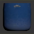 Durable Blue Plastic Bucket With White Handle For Storage And Transport Use
