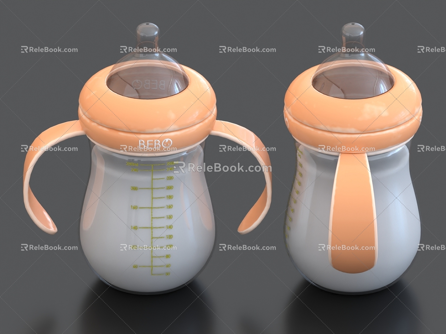 Baby Bottle Nipple Baby Products 3d model